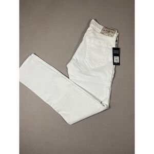 True Religion Rocco Relaxed Skinny Men Jeans W30 Optic White Style 106122